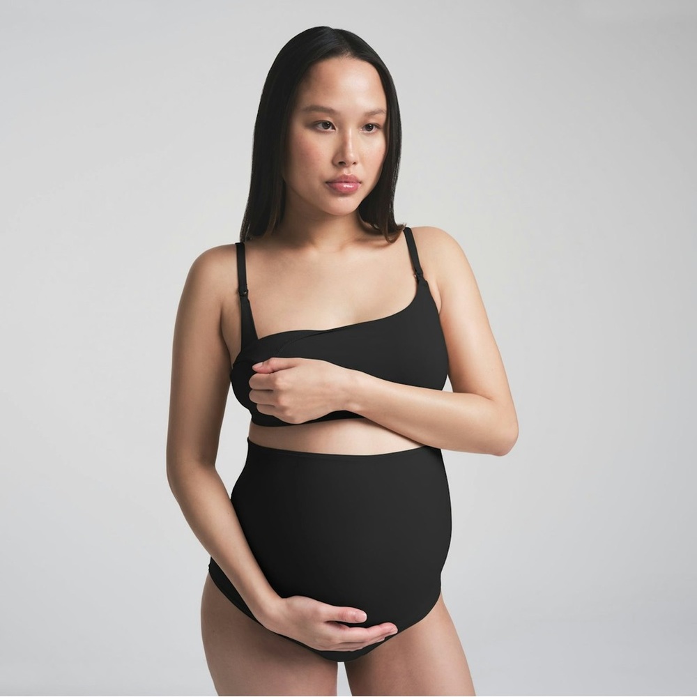 Skims Fits Everybody Maternity Bra in Onyx • NWT - Picture 6 of 12